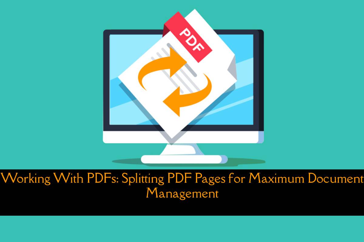 Splitting pdf Pages for Maximum Document Management