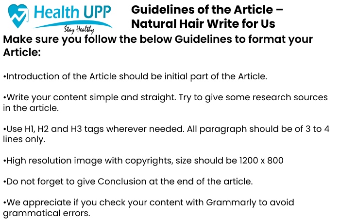 Guidelines for the article Healthupp 