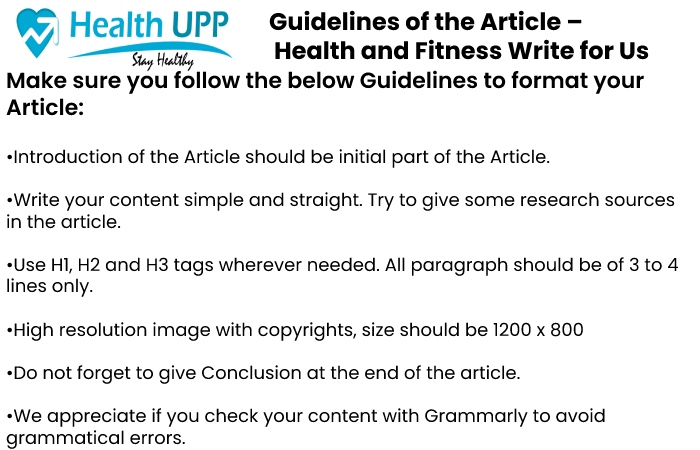Guidelines for the article Healthupp 