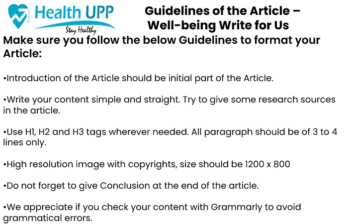 Guidelines for the article Healthupp