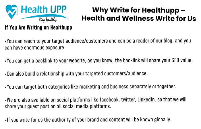Why write for us Healthupp 