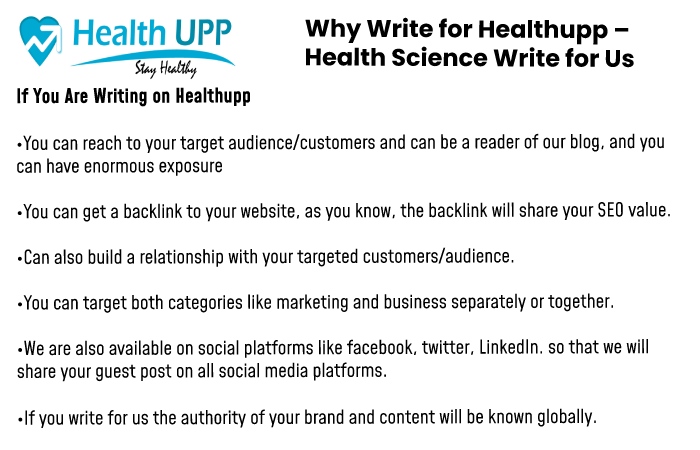 Why write for us Healthupp 