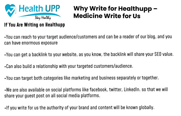 Why write for us Healthupp 