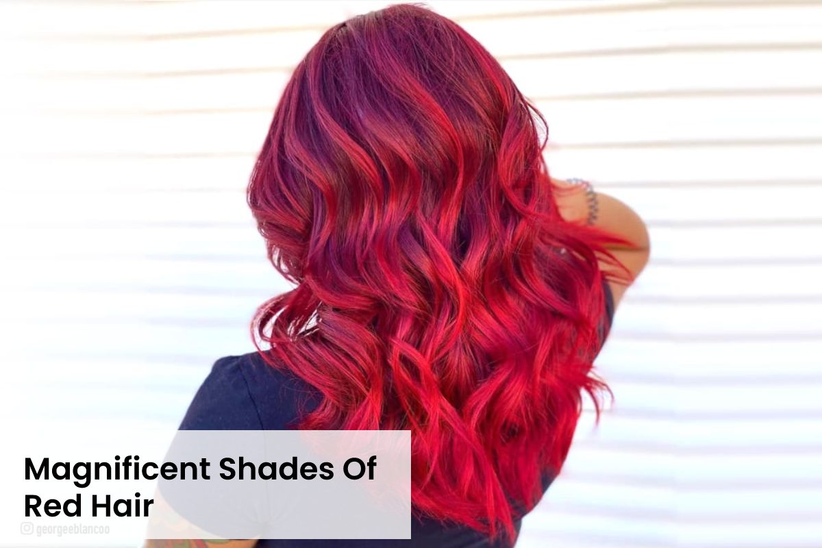Magnificent Shades Of Red Hair