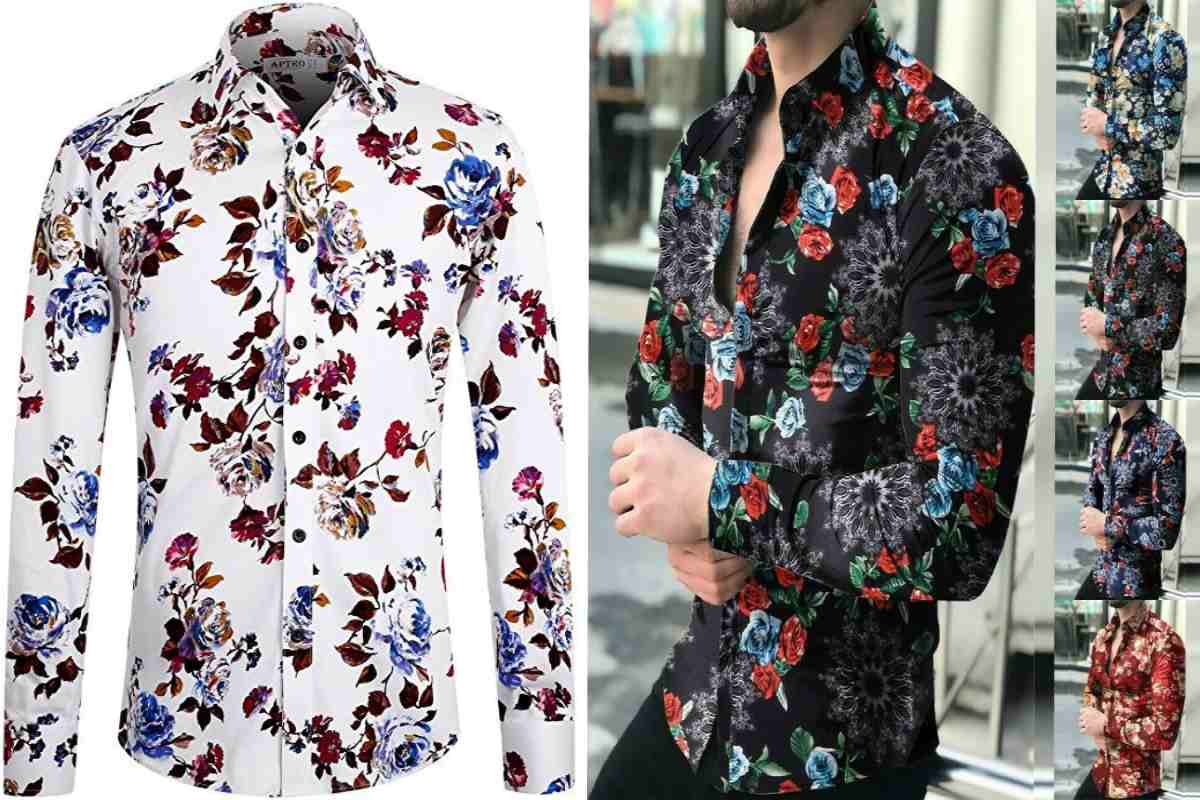 Thesparkshop.In:Product/Flower-Style-Casual-Men-Shirt-Long-Sleeve-And-Slim-Fit-Mens-Clothes
