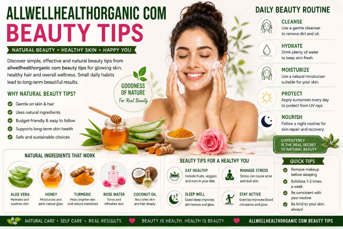 Allwellhealthorganic com Beauty Tips: Complete Natural Beauty and Wellness Guide