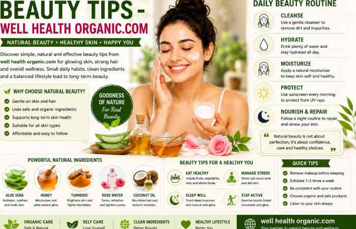 beauty tips - well health organic.com about