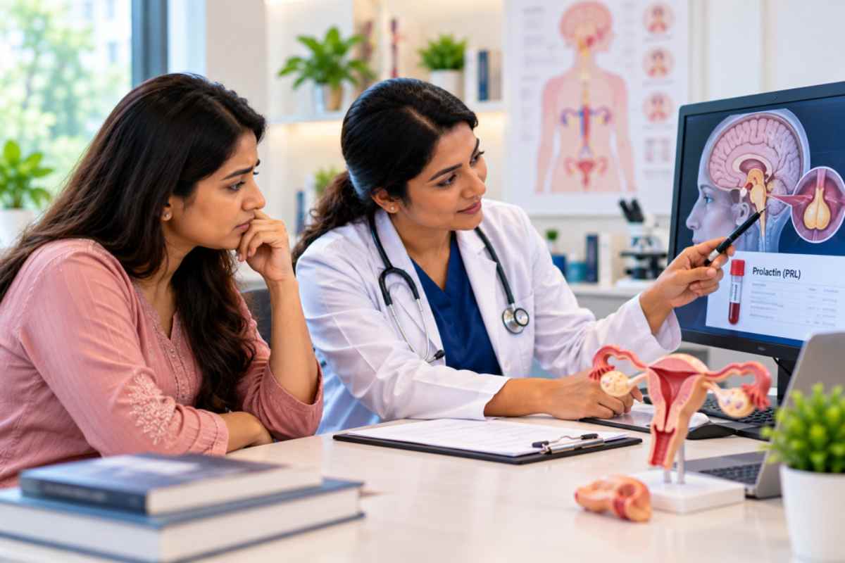 High Prolactin Levels: Symptoms, Causes and When a PRL Test Is Recommended